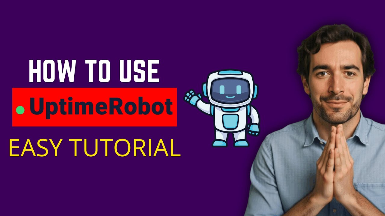 UptimeRobot tutorial set up monitors