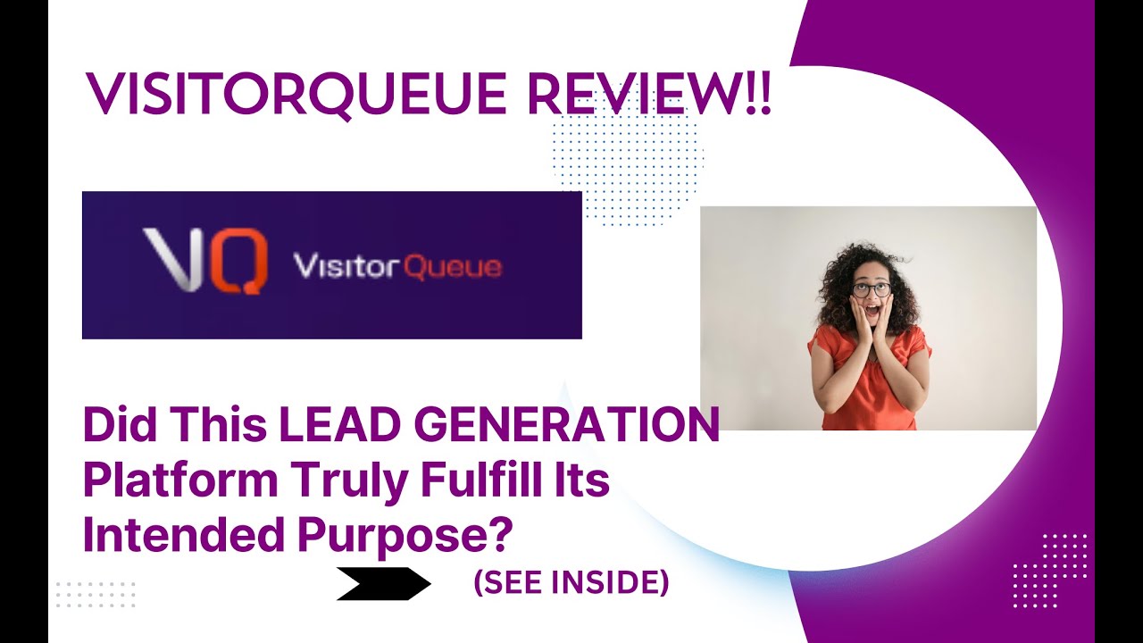 Visitor Queue lead generation review