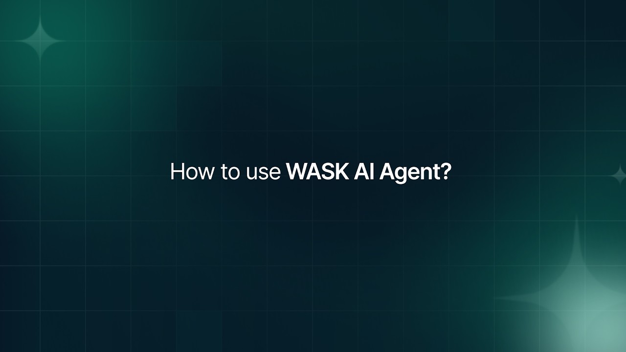 WASK AI Agent is now live!