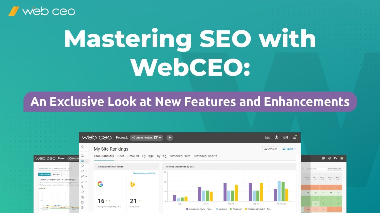 Mastering SEO with WebCEO