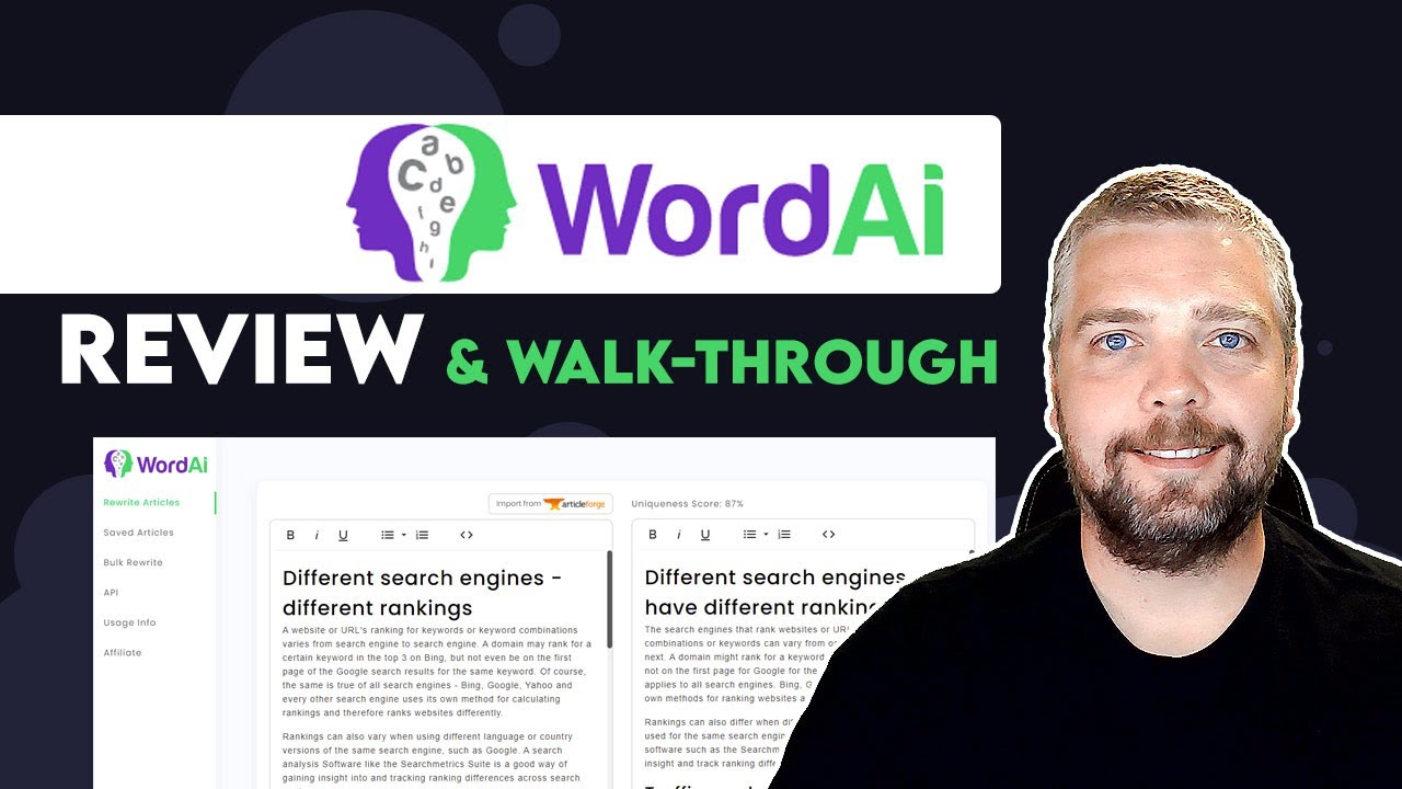 WordAI review and demo