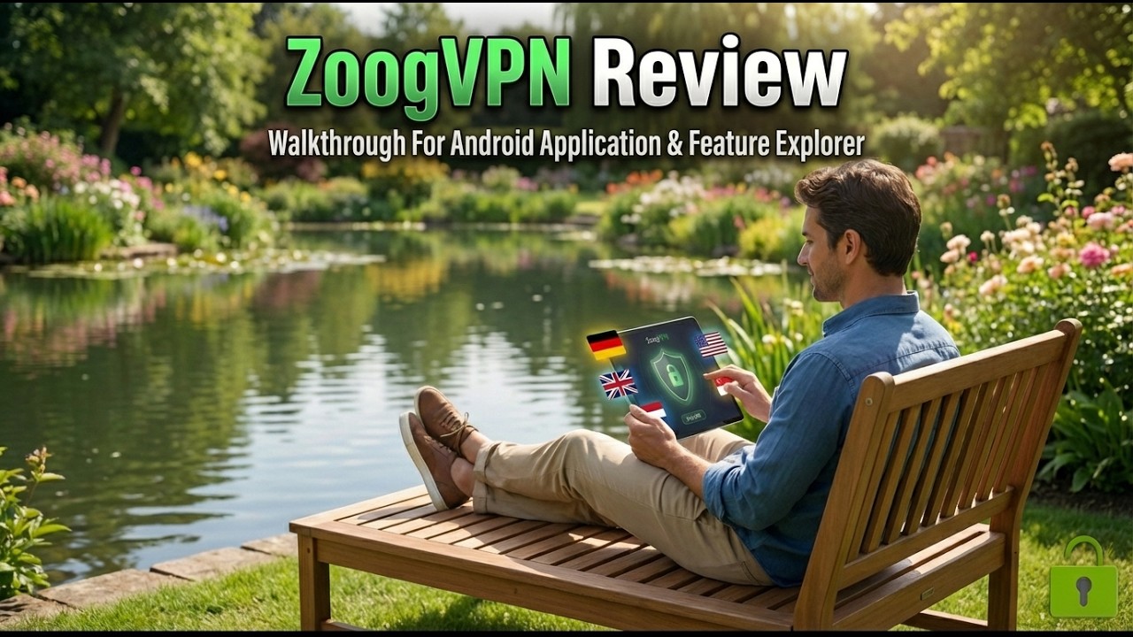 ZoogVPN Android app review tutorial