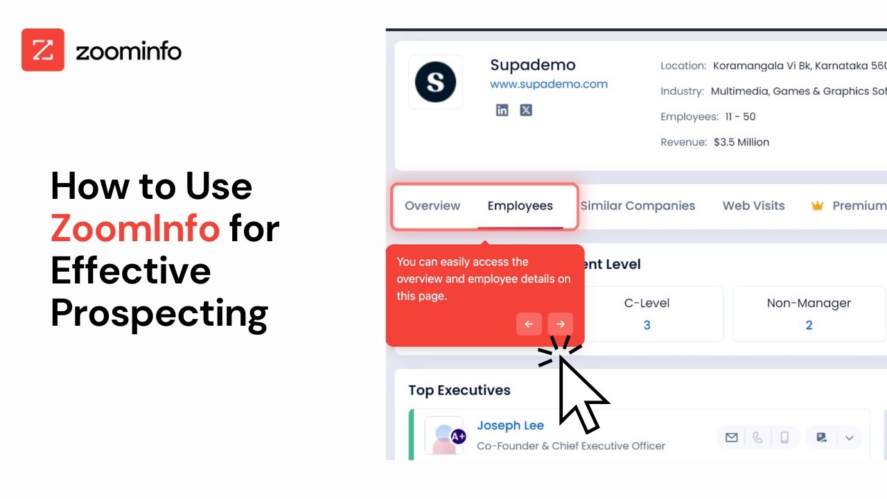 ZoomInfo effective prospecting