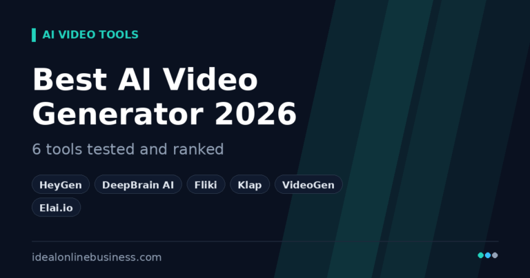 Best AI video generators of 2026 compared: HeyGen, DeepBrain AI, Fliki, Klap, VideoGen and Elai.io